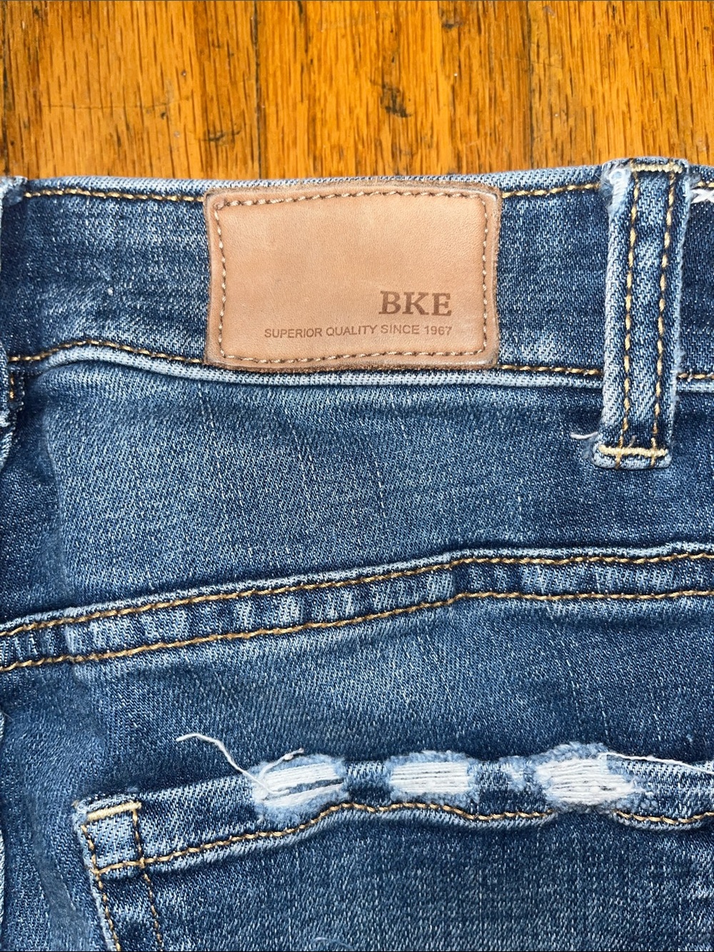 BKE Billie Slim Fit High-Rise Ankle Skinny Denim Jeans - Blue Size 24 - Picture 10 of 11
